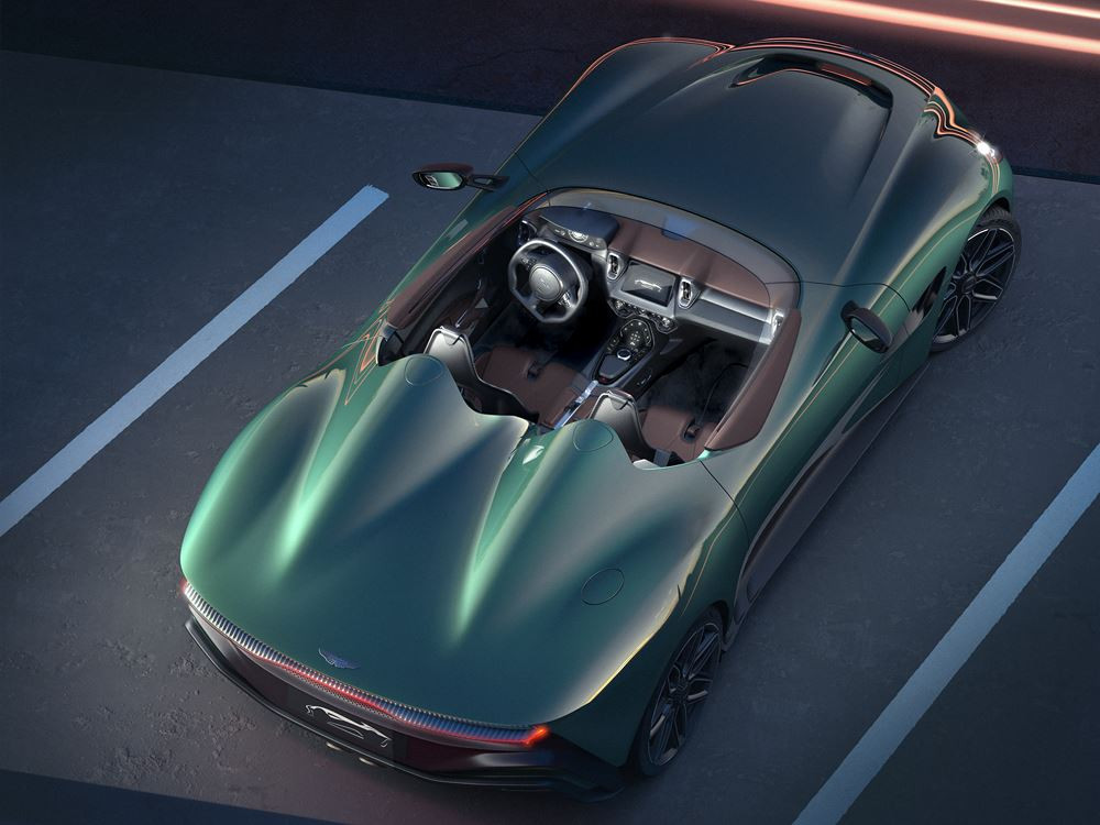 Aston Martin DBR22: un concept de spider biplace à moteur V12