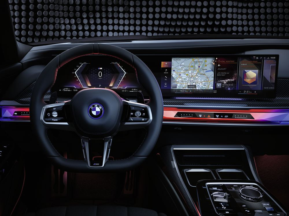 La BMW Série 7 vise un confort élevé sur les longs trajets