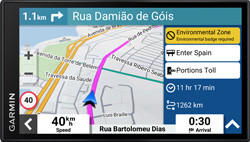 Le GPS Garmin Drive Smart 66 dispose d’un écran haute définition de 6 pouces