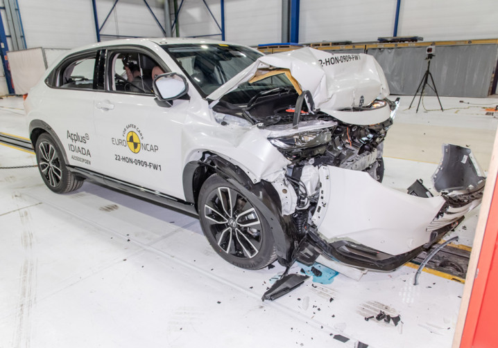 Le Honda HR-V obtient quatre étoiles sur cinq possibles aux crash-tests Euro NCAP