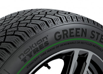 Le pneu concept Nokian Green Step est réalisé avec des matériaux recyclés ou renouvelables