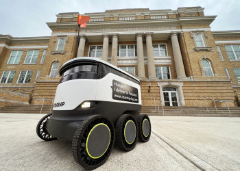 Des robots autonomes de livraisons équipés de pneumatiques sans air