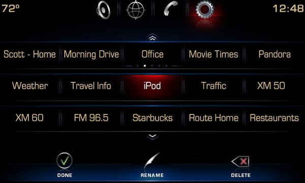 Un nouveau système d'info divertissement chez Cadillac