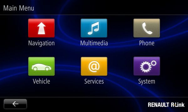 Une tablette intégrée et connectée R-Link dans les prochaines Renault