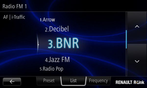 Une tablette intégrée et connectée R-Link dans les prochaines Renault