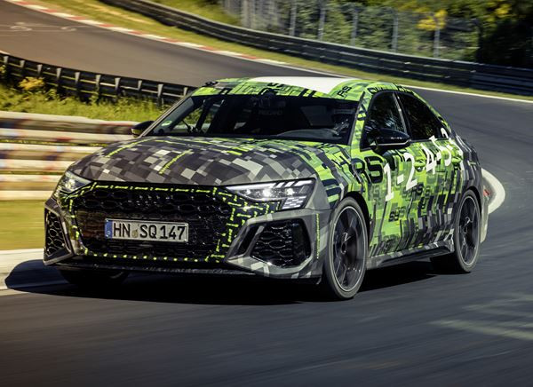 L’Audi RS 3 établit le record du tour sur le segment des compactes sur la Nordschleife