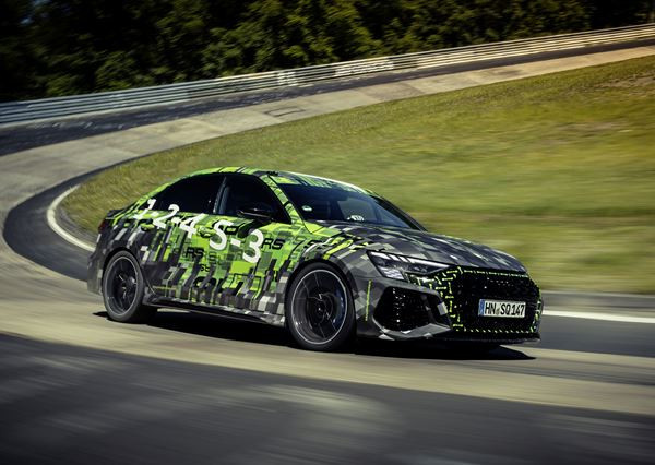 L’Audi RS 3 établit le record du tour sur le segment des compactes sur la Nordschleife