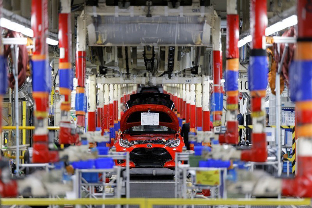 La Toyota Yaris est la voiture la plus produite en France en 2021