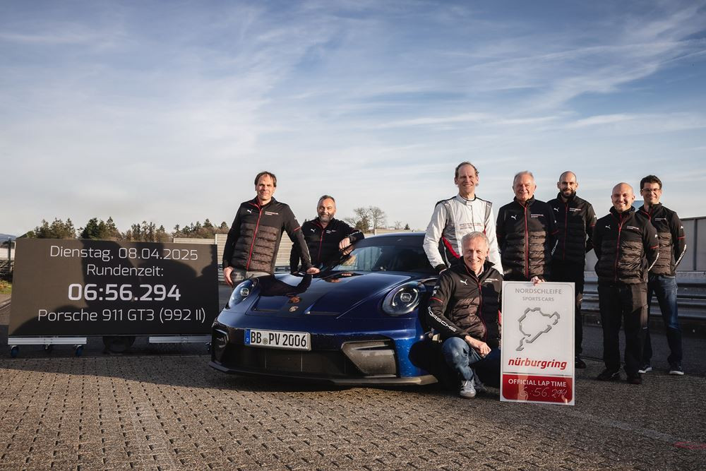 La Porsche 911 GT3 est la voiture de série à boîte manuelle la plus rapide sur le Nürburgring