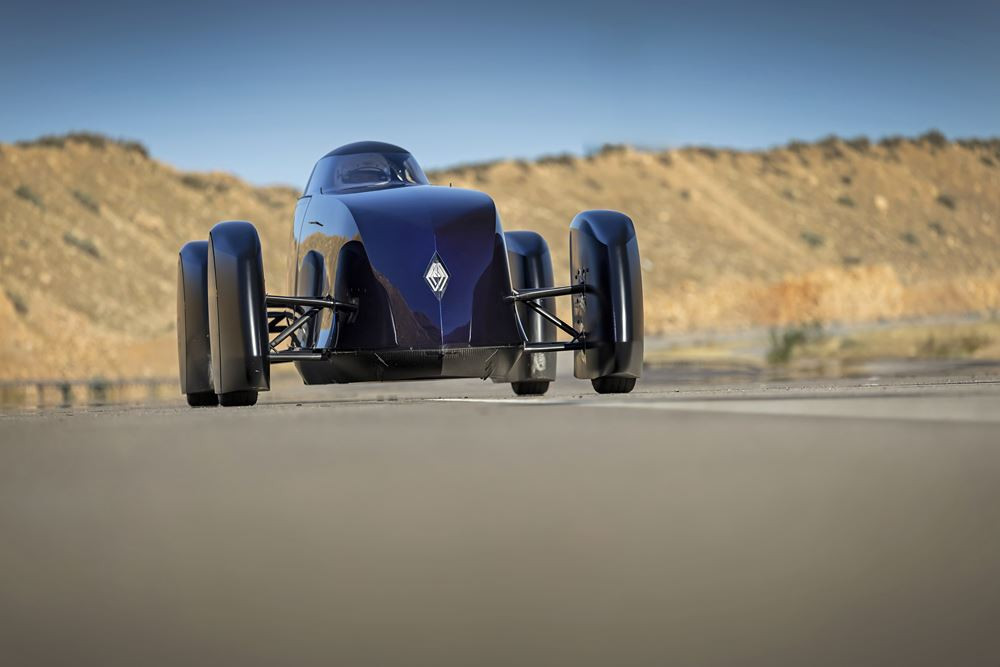 La Renault Filante Record 2025 électrique réalise une consommation de 7,8 kWh aux 100 km a une vitesse moyenne de 102 km/h