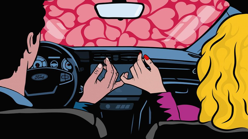 La voiture est le cocon privilégié pour la romance en France
