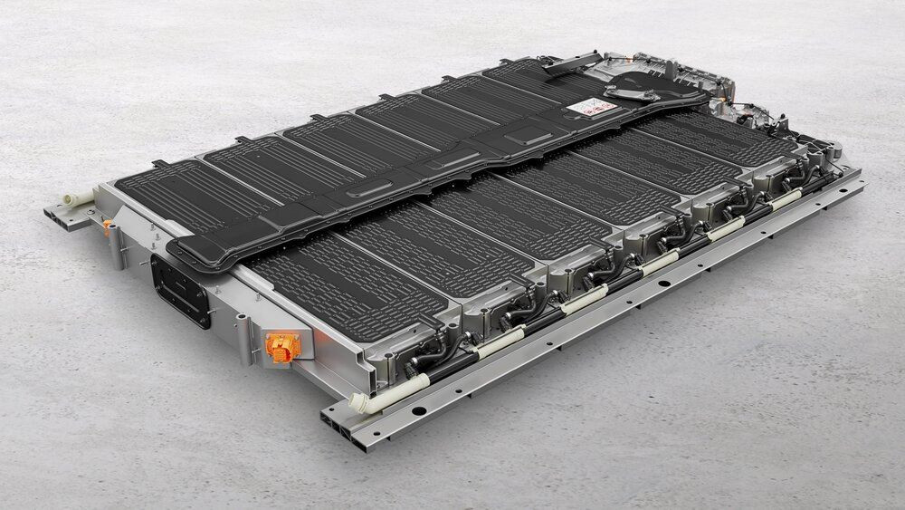 La batterie de 113 kWh du Porsche Cayenne Electric est directement intégrée à la structure du véhicule