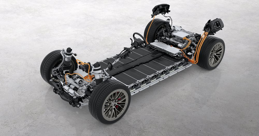 La puissance de récupération du Porsche Cayenne Electric peut atteindre 600 kW