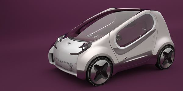Un concept de microvoiture électrique Kia de trois mètres