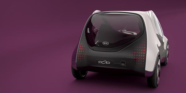Un concept de microvoiture électrique Kia de trois mètres