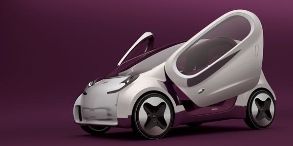 Un concept de microvoiture électrique Kia de trois mètres