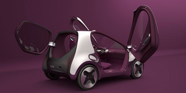 Un concept de microvoiture électrique Kia de trois mètres