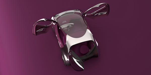 Un concept de microvoiture électrique Kia de trois mètres
