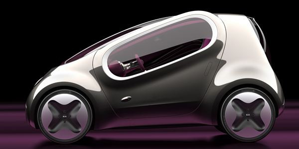 Un concept de microvoiture électrique Kia de trois mètres