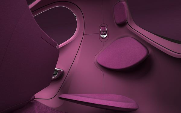 Un concept de microvoiture électrique Kia de trois mètres