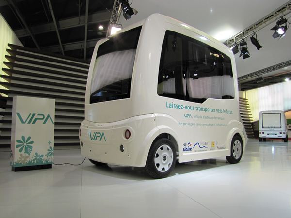 Ligier présente un concept de véhicule électrique autonome en parc fermé