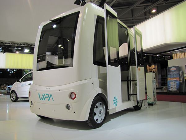 Ligier présente un concept de véhicule électrique autonome en parc fermé