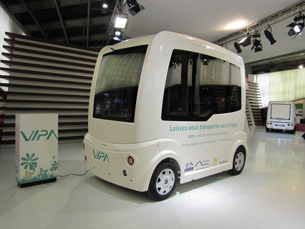 Ligier présente un concept de véhicule électrique autonome en parc fermé