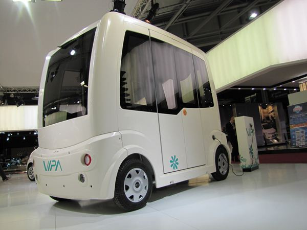 Ligier présente un concept de véhicule électrique autonome en parc fermé