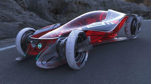 Les designers automobiles imaginent la voiture du futur au Los Angeles Auto Show