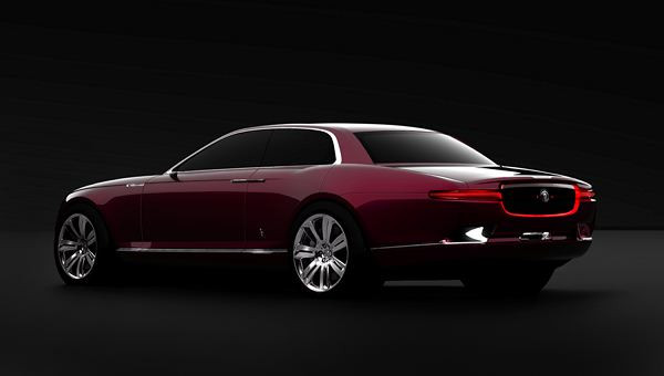 Le carrossier italien Bertone présente le concept de petite Jaguar B99