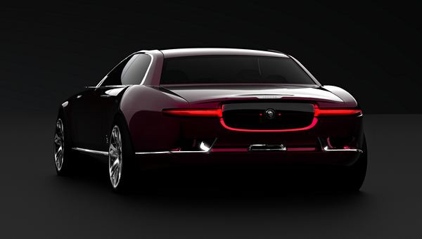Le carrossier italien Bertone présente le concept de petite Jaguar B99