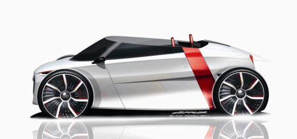 Une déclinaison Spyder de l’Audi Urban Concept à Francfort