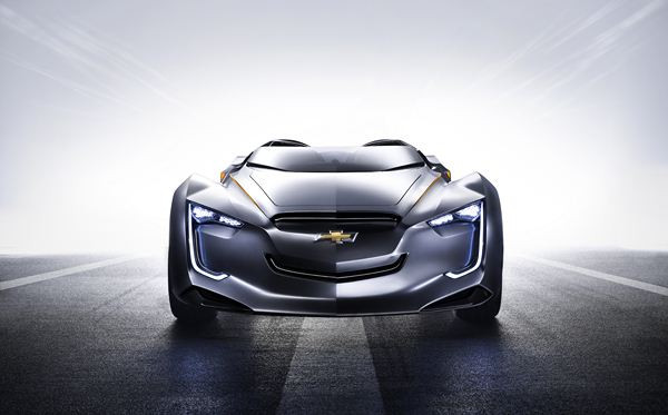 Un concept de roadster futuriste Chevrolet Miray à Francfort