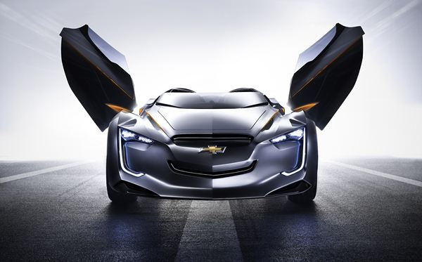 Un concept de roadster futuriste Chevrolet Miray à Francfort