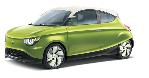 Un concept Suzuki de mini-citadine allégée présenté à Tokyo