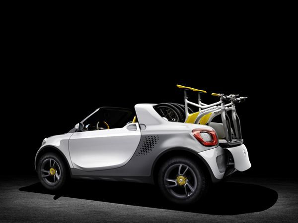 Un concept Smart de pick-up urbain électrique de trois mètres cinquante