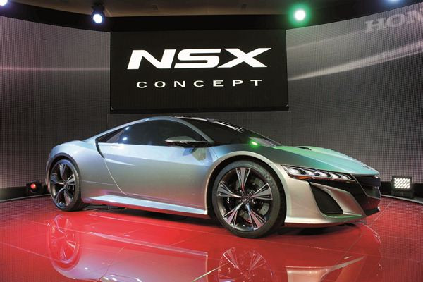 Honda présente à Genève le concept de supercar NSX