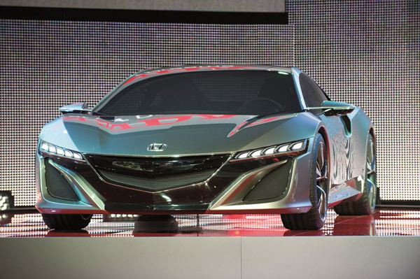 Honda présente à Genève le concept de supercar NSX