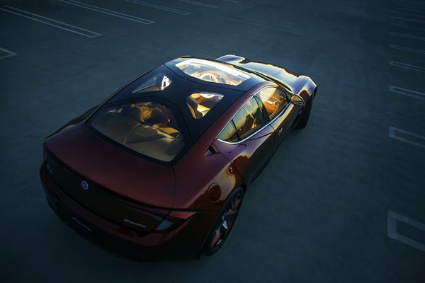 Fisker dévoile le concept de berline sportive Atlantic à New York