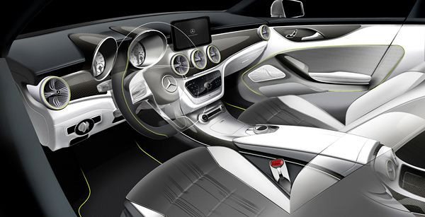 Le coupé à quatre portes Mercedes Concept Style Coupé affiche un style avant-gardiste