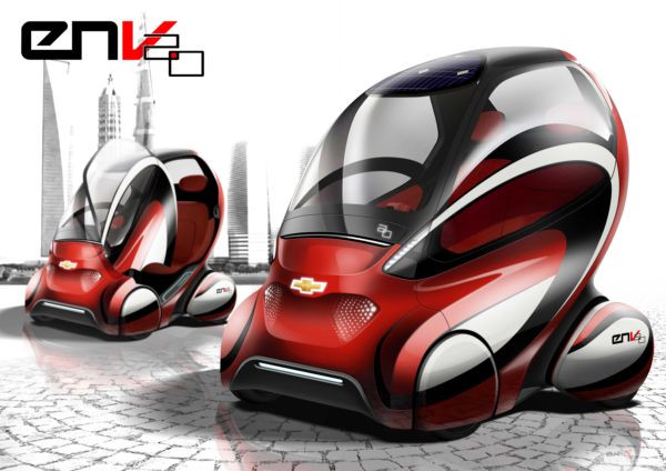 Chevrolet présente le concept de mobilité urbaine du futur EN-V 2.0