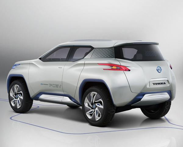 Un concept Nissan TeRRA de SUV électrique doté de la technologie de pile à combustible