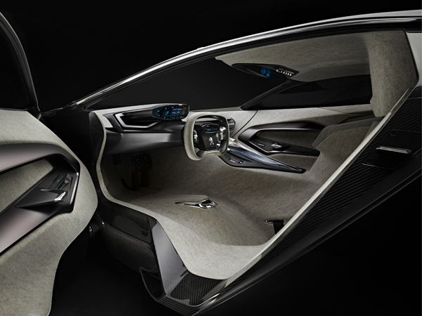 Un concept Peugeot de super-car hybride à moteur V8 doté de 600 ch