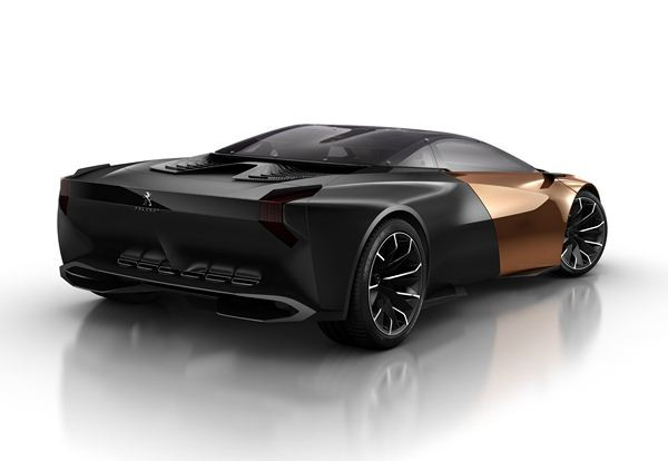 Un concept Peugeot de super-car hybride à moteur V8 doté de 600 ch