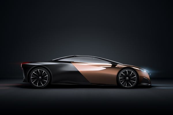 Un concept Peugeot de super-car hybride à moteur V8 doté de 600 ch