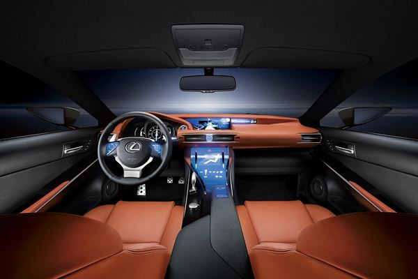 Un concept Lexus de coupé premium hybride de taille moyenne