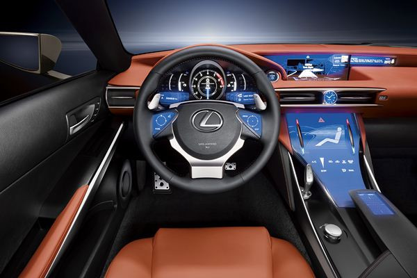 Un concept Lexus de coupé premium hybride de taille moyenne