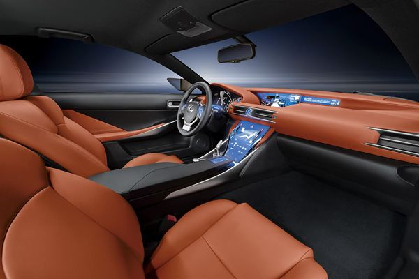 Un concept Lexus de coupé premium hybride de taille moyenne