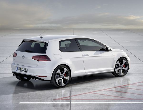 Une étude de la septième Volkswagen Golf GTI présentée au Mondial de Paris