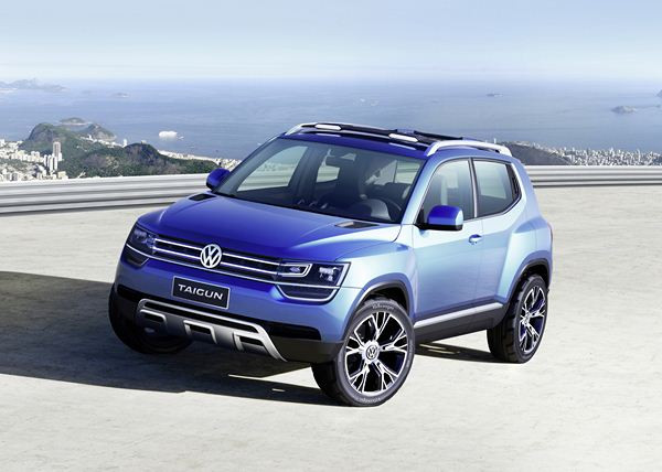 Un concept de petit SUV Volkswagen Taigun dévoilé au salon de Sao Paulo